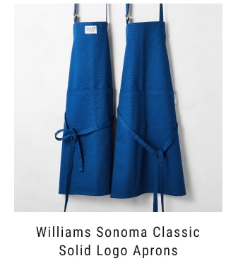 Williams Sonoma Classic Solid Logo Aprons