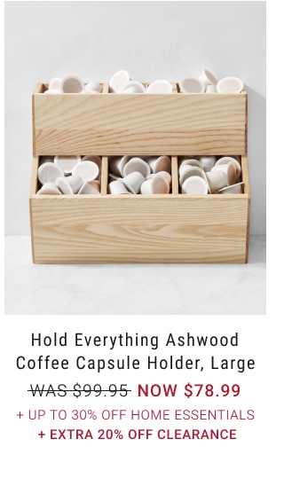 Hold Everything Ashwood Coffee Capsule Holder, Large - NOW $78.99 + Up to 30% Off Home Essentials + EXTRA 20% OFF CLEARANCE