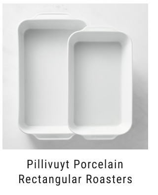 Pillivuyt Porcelain Rectangular Roasters