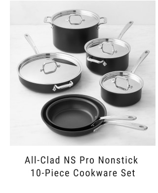 All-Clad NS Pro Nonstick 10-Piece Cookware Set