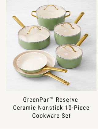 GreenPan Reserve Ceramic Nonstick 10-Piece Cookware Set