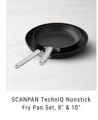SCANPAN TechnIQ Nonstick Fry Pan Set, 8