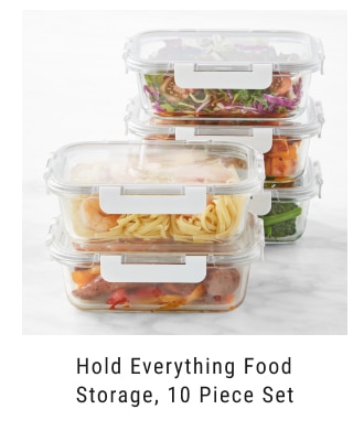 Hold Everything Food Storage,10 Piece Set