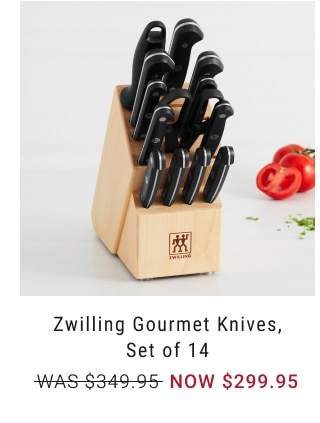 Zwilling Gourmet Knives, Set of 14 - $299.95
