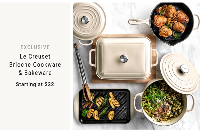 Exclusive - Le Creuset Brioche Cookware & Bakeware Starting at $32