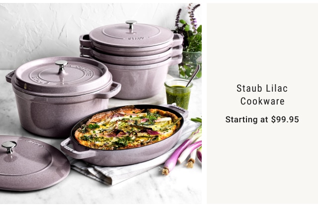 Staub Lilac Cookware Starting at $179.95