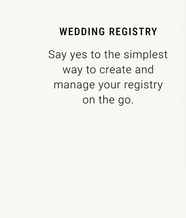 Wedding Registry