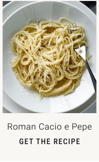 Roman Cacio e Pepe GET THE RECIPE