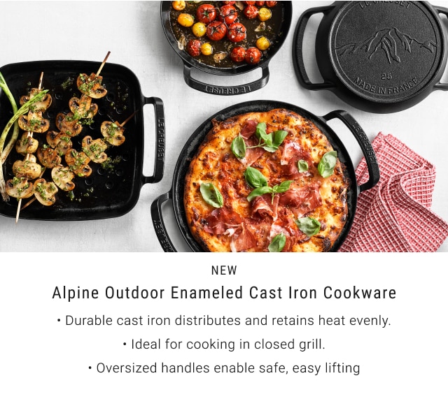 NEW - Alpine Outdoor Enameled Cast Iron Cookware