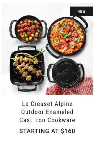 Le Creuset AlpineOutdoor EnameledCast Iron Cookware Starting at $160