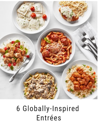 6 Globally-Inspired Entrées