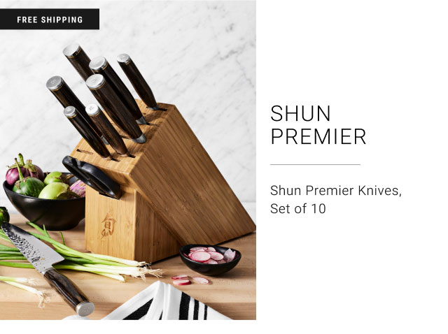 Shun Premier: Shun Premier Knives, Set of 10