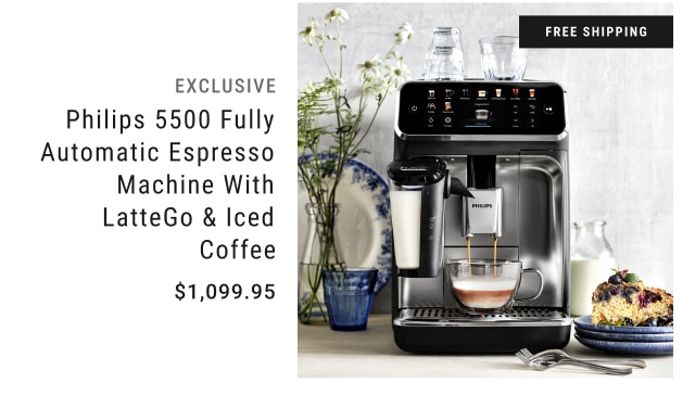 Exclusive - Philips 5500 Fully Automatic Espresso Machine with LatteGo & Iced Coffee $1,099.95