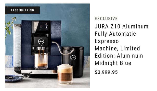 Exclusive - JURA Z10 Aluminum Fully Automatic Espresso Machine,Limited Edition: Aluminum Midnight Blue $3,999.95