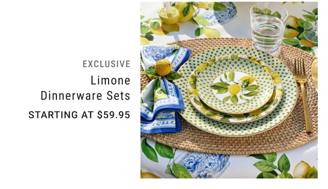 Exclusive - LimoneDinnerware Sets Starting at $59.95