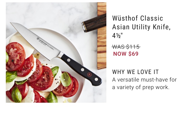 Wüsthof Classic Asian Utility Knife, 4½