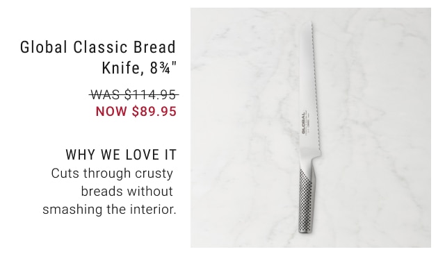 Global Classic Bread Knife, 8¾