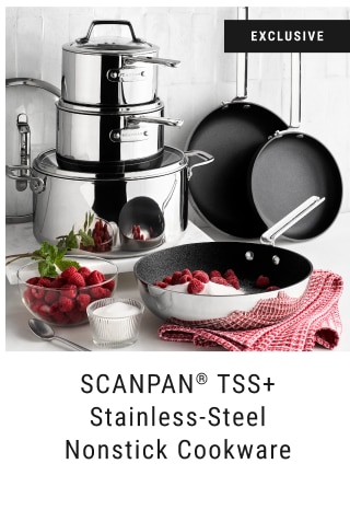 SCANPAN® TSS+ Stainless-Steel Nonstick Cookware