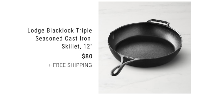 Lodge Blacklock Triple Seasoned Cast Iron  Skillet, 12