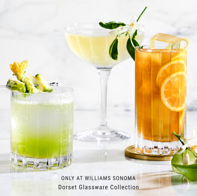 ONLY AT WILLIAMS SONOMA Dorset Glassware Collection