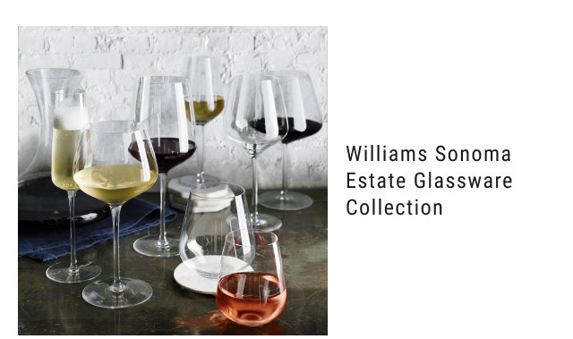 Williams Sonoma Estate Glassware Collection