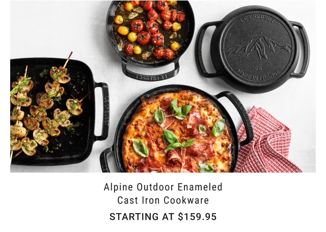 NEW - Alpine Outdoor Enameled Cast Iron Cookware Starting at $159.95