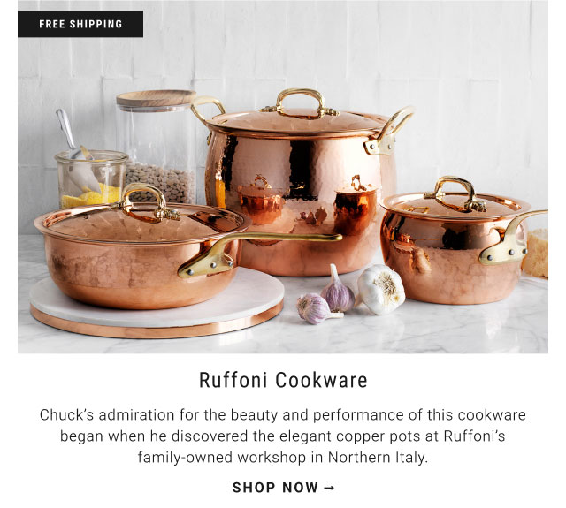 Free Shipping Ruffoni Cookware Shop Now