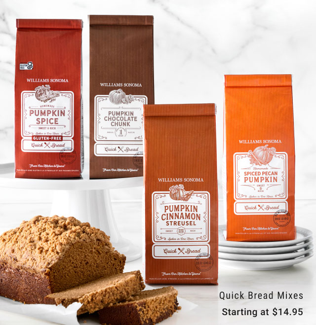 Quick Bread Mixes Starting at $14.95