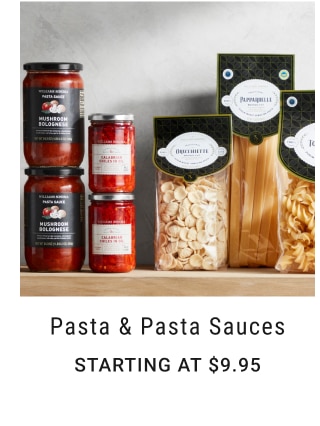 Pasta & Pasta Sauces Starting at $9.95