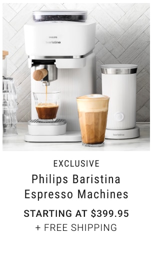 EXCLUSIVE - Philips Baristina Espresso Machines Starting at $399.95 + Free Shipping