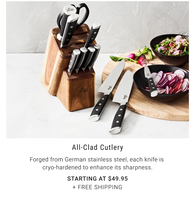 All-Clad Cutlery - Starting at $49.95 + Free Shipping