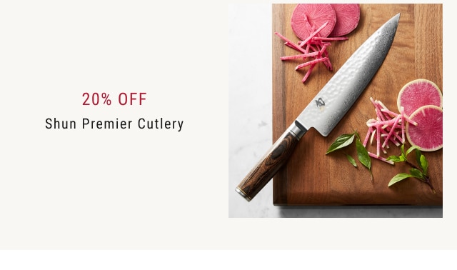 20% Off Shun Premier Cutlery