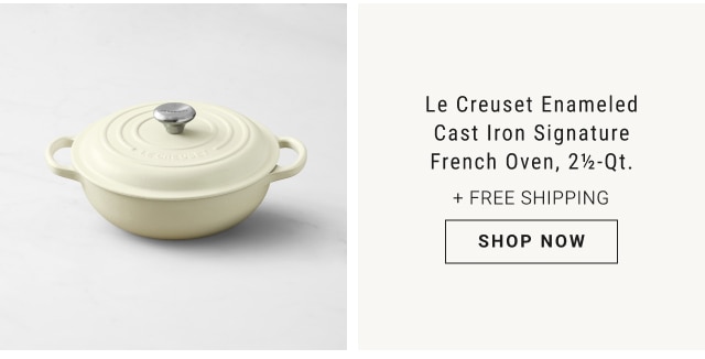 Le Creuset Enameled Cast Iron Signature French Oven, 2½-Qt. - shop now