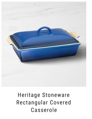 Heritage Stoneware Rectangular Covered Casserole