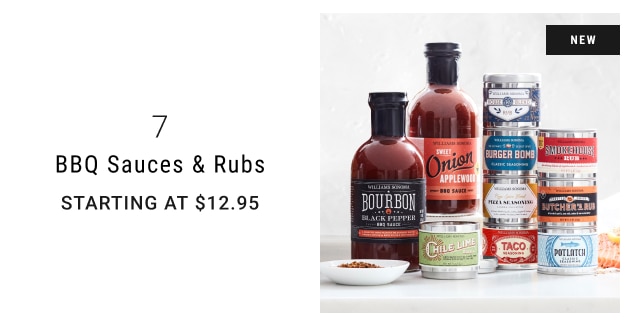 7 - BBQ Sauces & Rubs Starting at $12.95