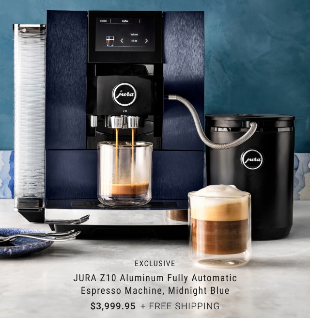 Exclusive - JURA Z10 Aluminum Fully Automatic Espresso Machine,Midnight Blue $3,999.95 + FREE SHIPPING