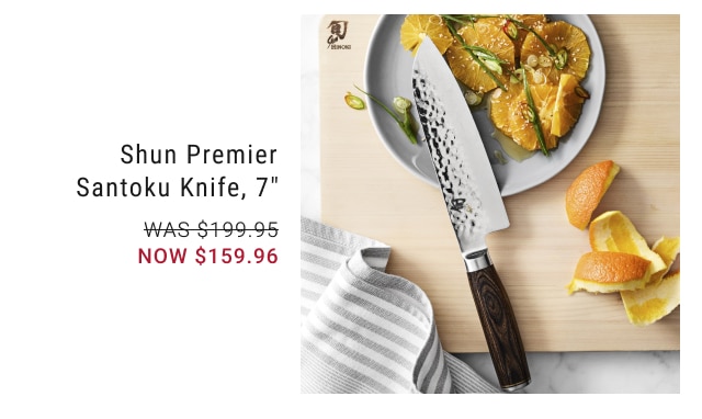 Shun Premier Santoku Knife, 7