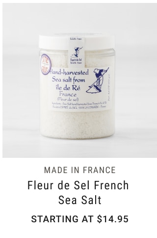 MADE IN FRANCE - Fleur de Sel French Sea Salt Starting at $14.95