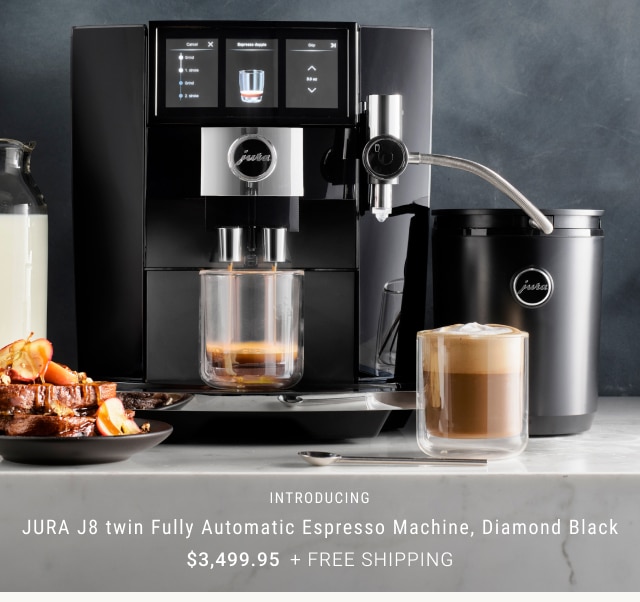 introducing - JURA J8 twin Fully Automatic Espresso Machine, Diamond Black $3,499.95 + free shipping