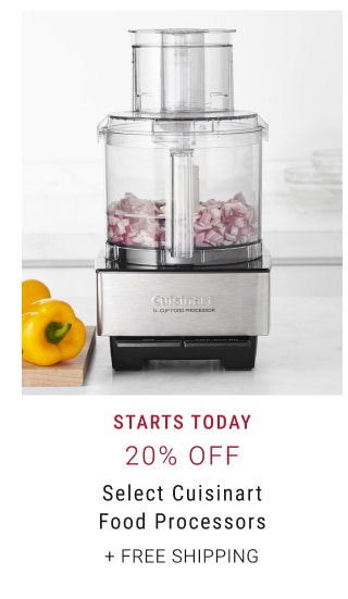 Starts Today - 20% Off Select Cuisinart Food Processors + Free Shipping