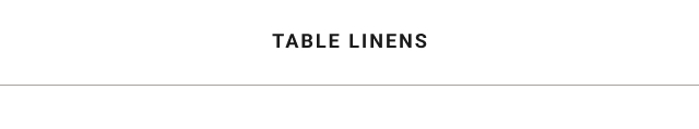 Table Linens