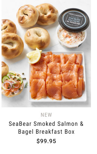 NEW - SeaBear Smoked Salmon & Bagel Breakfast Box $99.95