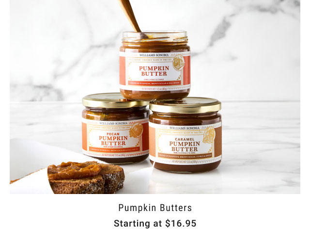 Pumpkin Butters Starting at $16.95