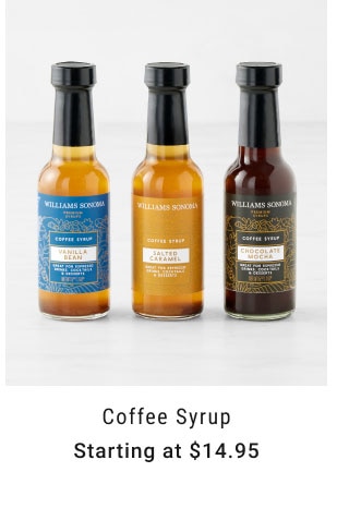 Coffee Syrup Starting at $14.95