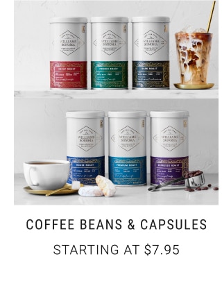 Coffee Beans & Capsules - Starting at $7.95