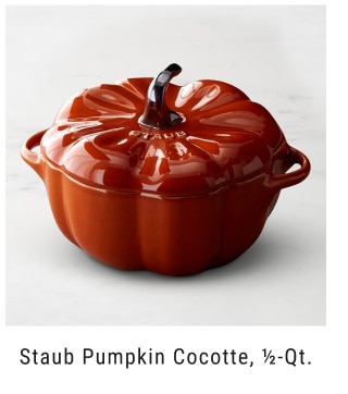 Staub Pumpkin Cocotte, ½-Qt.