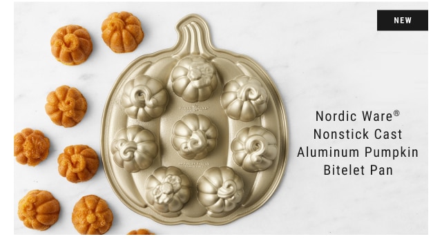 Nordic Ware® Nonstick Cast Aluminum Pumpkin Bitelet Pan