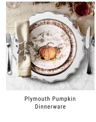 Plymouth Pumpkin Dinnerware