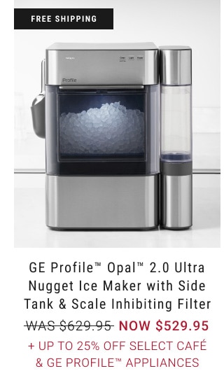 GE Profile™ Opal™ 2.0 Ultra Nugget Ice Maker with Side Tank & Scale Inhibiting Filter - Now $529.95 + Up to 25% Off Select Café & GE Profile™ Appliances