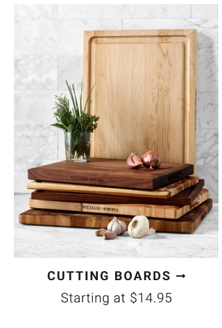 Cutting Boards Starting at $14.95